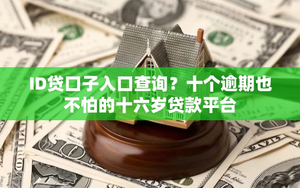 ID贷口子入口查询？十个逾期也不怕的十六岁贷款平台