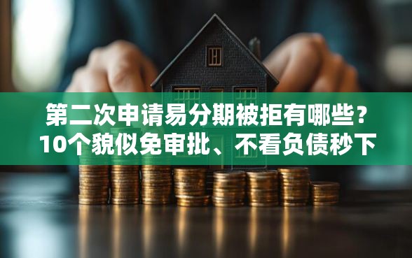 第二次申请易分期被拒有哪些？10个貌似免审批、不看负债秒下款的网贷软件合集