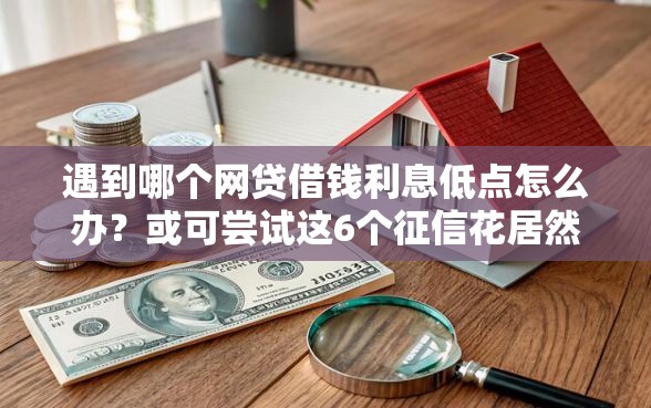 遇到哪个网贷借钱利息低点怎么办？或可尝试这6个征信花居然都下款的平台