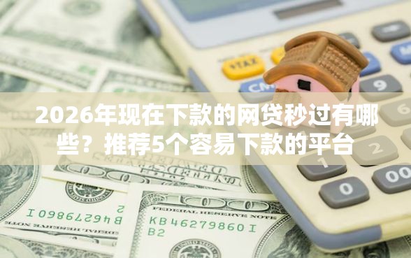2026年现在下款的网贷秒过有哪些？推荐5个容易下款的平台