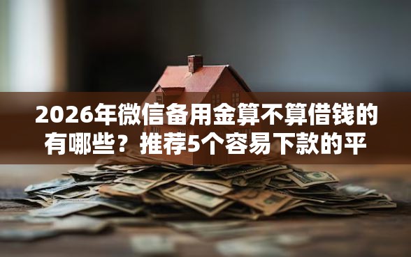 2026年微信备用金算不算借钱的有哪些？推荐5个容易下款的平台