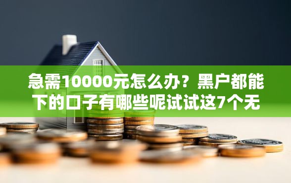 急需10000元怎么办?黑户都能下的口子有哪些呢试试这7个无门槛平台 急需10000元怎么办?黑户都能下的口子有哪些呢试试这7个无门槛平台