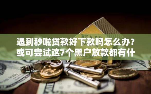 遇到秒啦贷款好下款吗怎么办？或可尝试这7个黑户放款都有什么口子