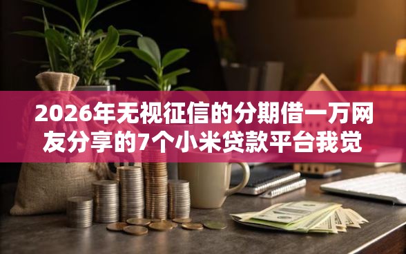 2026年无视征信的分期借一万网友分享的7个小米贷款平台我觉得不错！