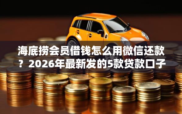 海底捞会员借钱怎么用微信还款？2026年最新发的5款贷款口子
