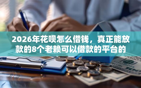 2026年花呗怎么借钱，真正能放款的8个老赖可以借款的平台的推荐