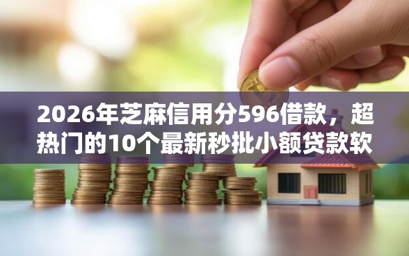 2026年芝麻信用分596借款，超热门的10个最新秒批小额贷款软件推荐