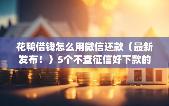 花鸭借钱怎么用微信还款（最新发布！）5个不查征信好下款的网贷app