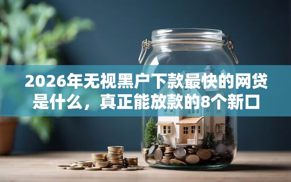 2026年无视黑户下款最快的网贷是什么,真正能放款的8个新口子30天期限的网贷推荐 2026年无视黑户下款最快的网贷是什么,真正能放款的8个新口子30天期限的网贷推荐