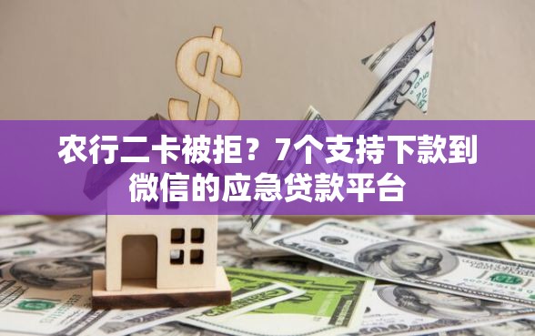农行二卡被拒?7个支持下款到微信的应急贷款平台 农行二卡被拒?7个支持下款到微信的应急贷款平台