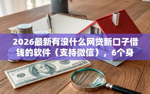 2026最新有没什么网贷新口子借钱的软件（支持微信），6个身份证就能贷款的平台无私分享