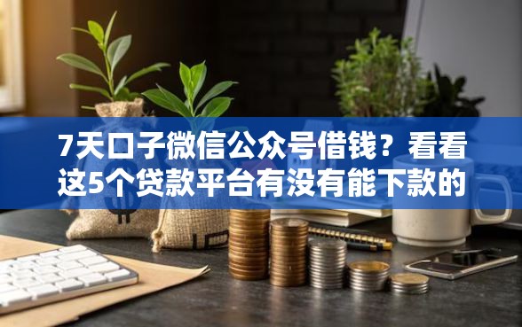 7天口子微信公众号借钱？看看这5个贷款平台有没有能下款的