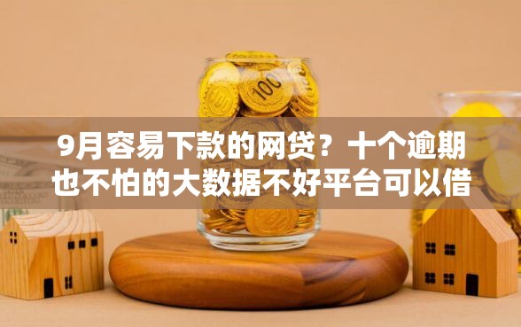9月容易下款的网贷？十个逾期也不怕的大数据不好平台可以借钱