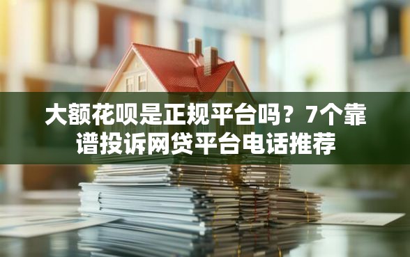 大额花呗是正规平台吗？7个靠谱投诉网贷平台电话推荐