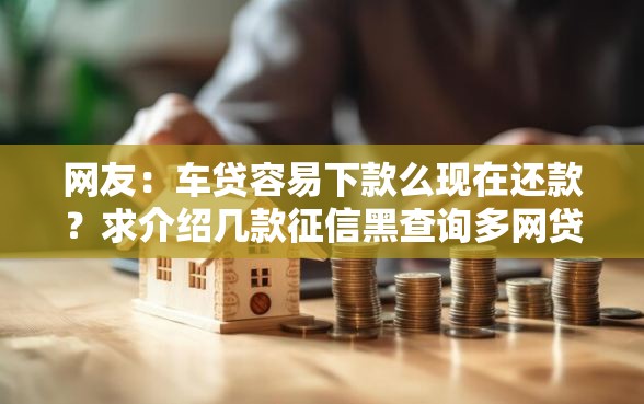 网友:车贷容易下款么现在还款?求介绍几款征信黑查询多网贷多负债高还能百分百下款的 网友:车贷容易下款么现在还款?求介绍几款征信黑查询多网贷多负债高还能百分百下款的