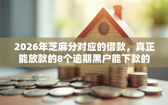 2026年芝麻分对应的借款，真正能放款的8个逾期黑户能下款的新口子推荐