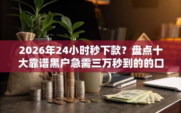 2026年24小时秒下款？盘点十大靠谱黑户急需三万秒到的的口子