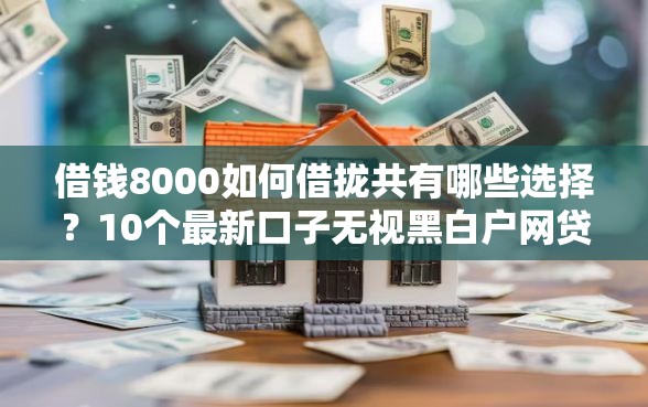 借钱8000如何借拢共有哪些选择？10个最新口子无视黑白户网贷详解