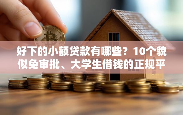 好下的小额贷款有哪些?10个貌似免审批、大学生借钱的正规平台合集 好下的小额贷款有哪些?10个貌似免审批、大学生借钱的正规平台合集
