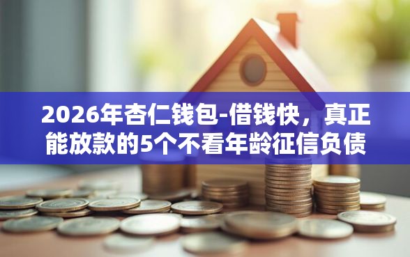 2026年杏仁钱包-借钱快，真正能放款的5个不看年龄征信负债的平台推荐