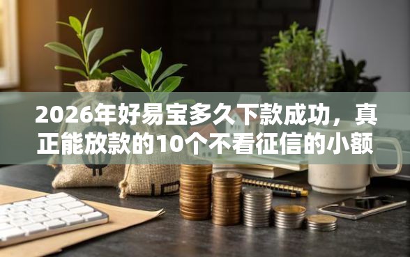 2026年好易宝多久下款成功，真正能放款的10个不看征信的小额借款平台推荐
