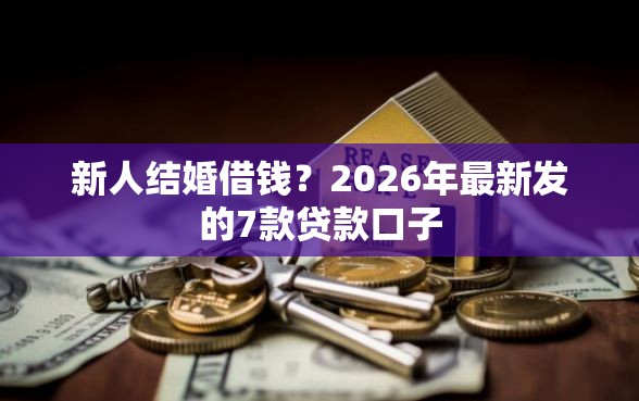新人结婚借钱？2026年最新发的7款贷款口子