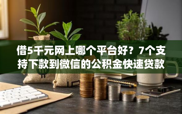 借5千元网上哪个平台好？7个支持下款到微信的公积金快速贷款app