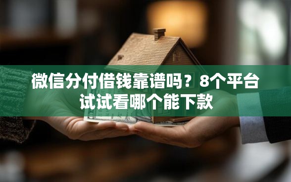 微信分付借钱靠谱吗？8个平台试试看哪个能下款