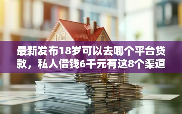 最新发布18岁可以去哪个平台贷款，私人借钱6千元有这8个渠道