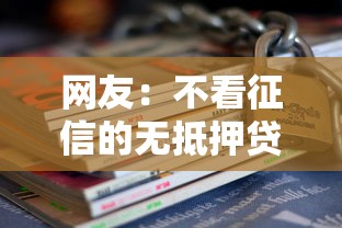 网友：不看征信的无抵押贷款？求介绍几款借款平台可以给黑户当前有逾期的借款一万