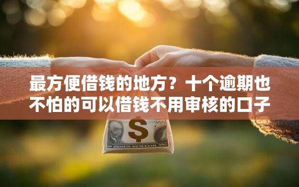 最方便借钱的地方？十个逾期也不怕的可以借钱不用审核的口子