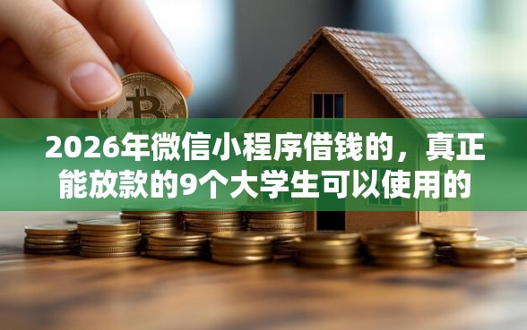 2026年微信小程序借钱的，真正能放款的9个大学生可以使用的平台推荐