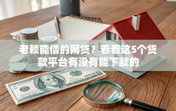 老赖能借的网贷？看看这5个贷款平台有没有能下款的