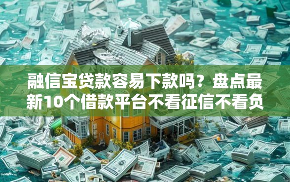 融信宝贷款容易下款吗？盘点最新10个借款平台不看征信不看负债