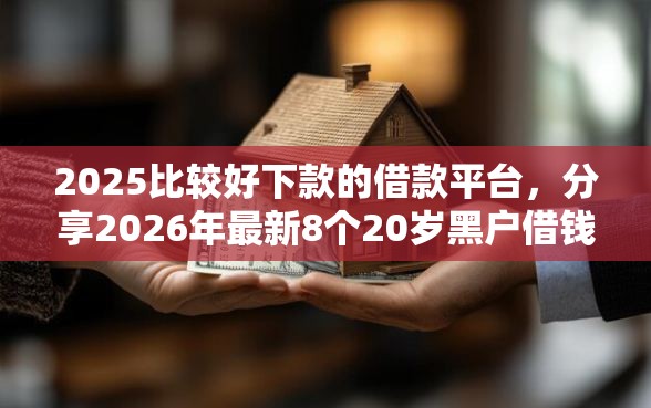 2025比较好下款的借款平台，分享2026年最新8个20岁黑户借钱平台秒过小额