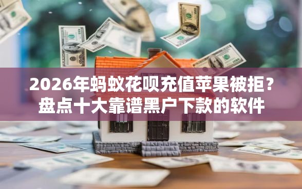 2026年蚂蚁花呗充值苹果被拒？盘点十大靠谱黑户下款的软件
