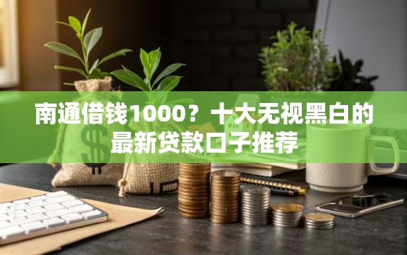 南通借钱1000？十大无视黑白的最新贷款口子推荐