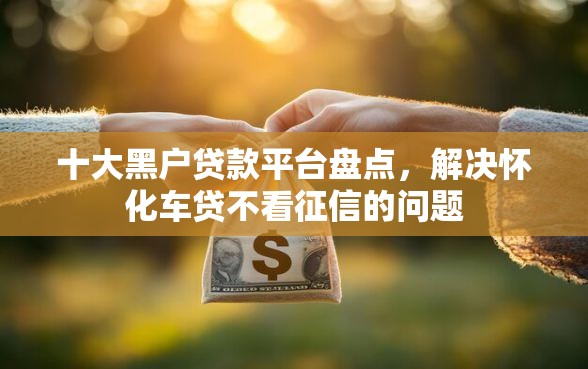 十大黑户贷款平台盘点，解决怀化车贷不看征信的问题