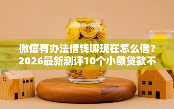 微信有办法借钱嘛现在怎么借？2026最新测评10个小额贷款不查征信的口子