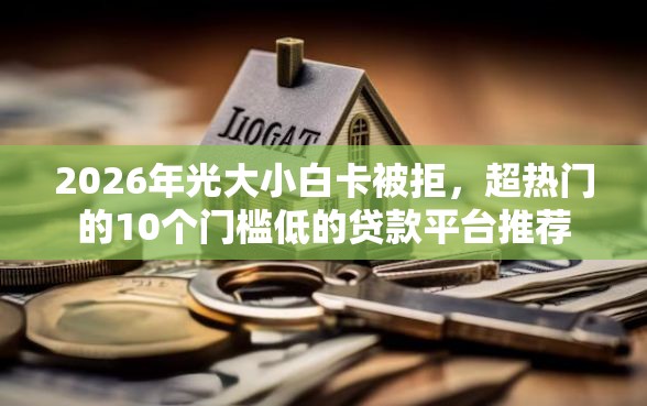2026年光大小白卡被拒，超热门的10个门槛低的贷款平台推荐