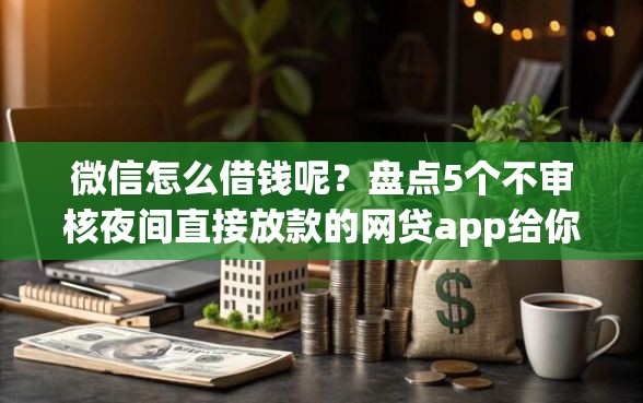 微信怎么借钱呢？盘点5个不审核夜间直接放款的网贷app给你参考
