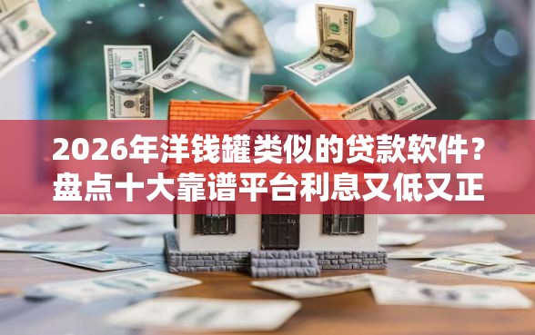2026年洋钱罐类似的贷款软件？盘点十大靠谱平台利息又低又正规