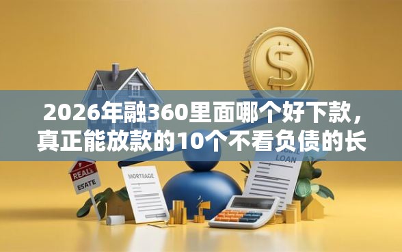 2026年融360里面哪个好下款，真正能放款的10个不看负债的长期网贷平台推荐