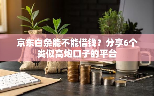 京东白条能不能借钱？分享6个类似高炮口子的平台