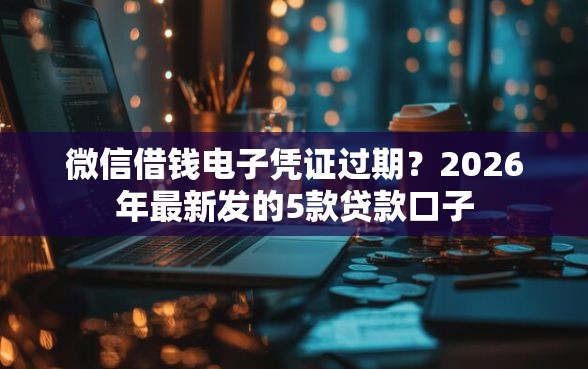 微信借钱电子凭证过期？2026年最新发的5款贷款口子