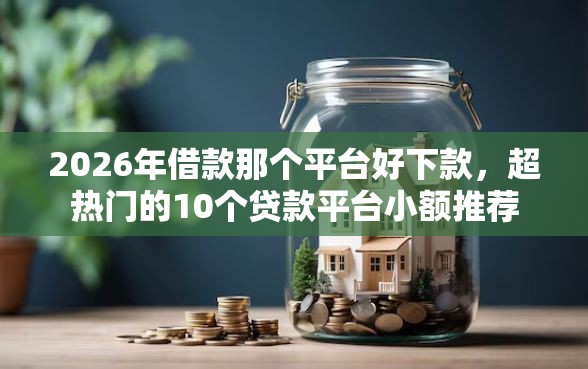 2026年借款那个平台好下款，超热门的10个贷款平台小额推荐
