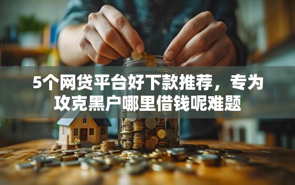 5个网贷平台好下款推荐，专为攻克黑户哪里借钱呢难题