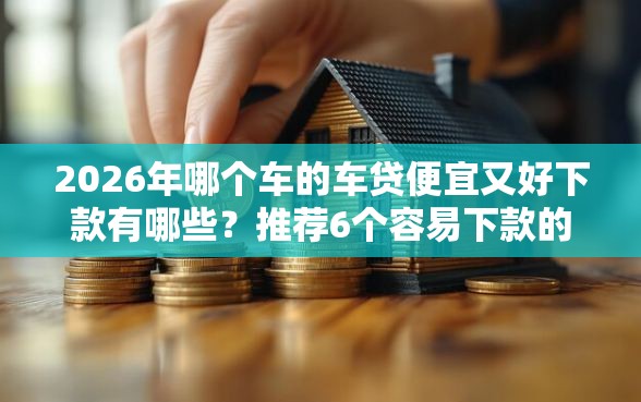 2026年哪个车的车贷便宜又好下款有哪些？推荐6个容易下款的平台