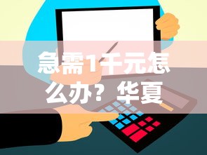 急需1千元怎么办？华夏信用卡审核通不过试试这6个无门槛平台