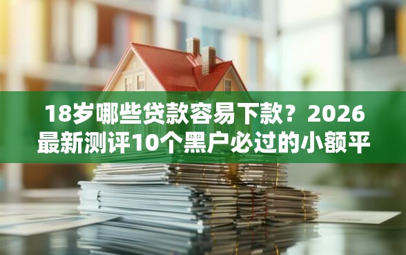 18岁哪些贷款容易下款？2026最新测评10个黑户必过的小额平台